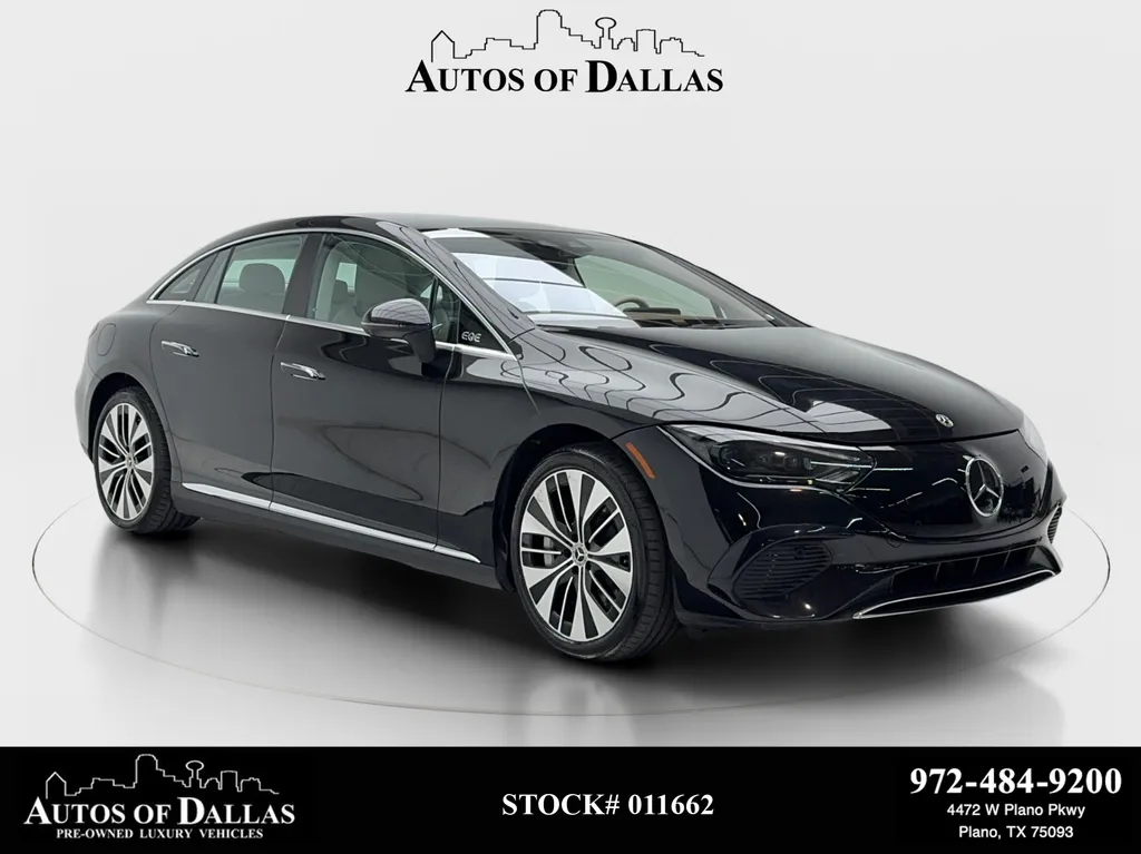 Black 2023 Mercedes-Benz EQE 500 Sedan NAV,CAM,PANO,CLMT STS,BLIND SPOT for sale in Plano, TX