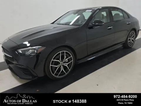 Photos of 2023 Mercedes-Benz C-Class C 300 AMG NIGHT PKG,NAV,CAM,PANO,CLMT STS,19" WLS for sale in Plano, TX at Autos of Dallas - Plano