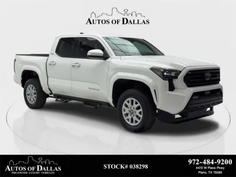 White 2024 Toyota Tacoma SR5 BACK-UP CAMERA,LANE ASST,17" WHLS for sale in Plano, TX