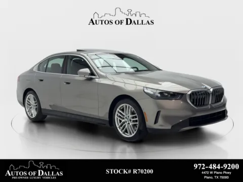White 2024 BMW 5 Series 530i SPORT LINE,NAV,CAM,SUNROOF,HEADS UP for sale in Plano, TX