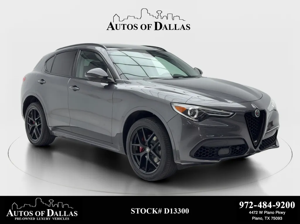 Gray 2021 Alfa Romeo Stelvio Ti for sale in Plano, TX