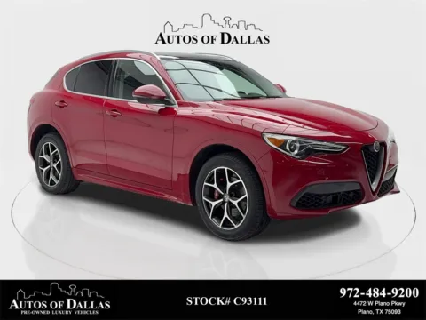 Red 2020 Alfa Romeo Stelvio Ti for sale in Plano, TX