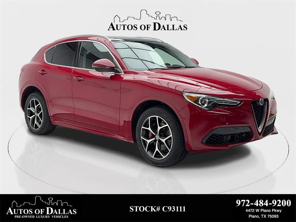 Red 2020 Alfa Romeo Stelvio Ti for sale in Plano, TX
