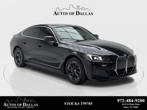 Black 2025 BMW i4 eDrive40 NAV,CAM,SUNROOF,HTD STS,BLIND SPOT,18" WL for sale in Plano, TX