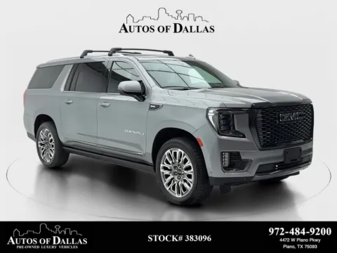 Gray 2023 GMC Yukon XL Denali Ultimate NAV,CAM,PANO,BLIND SPOT,22" WLS,3R for sale in Plano, TX