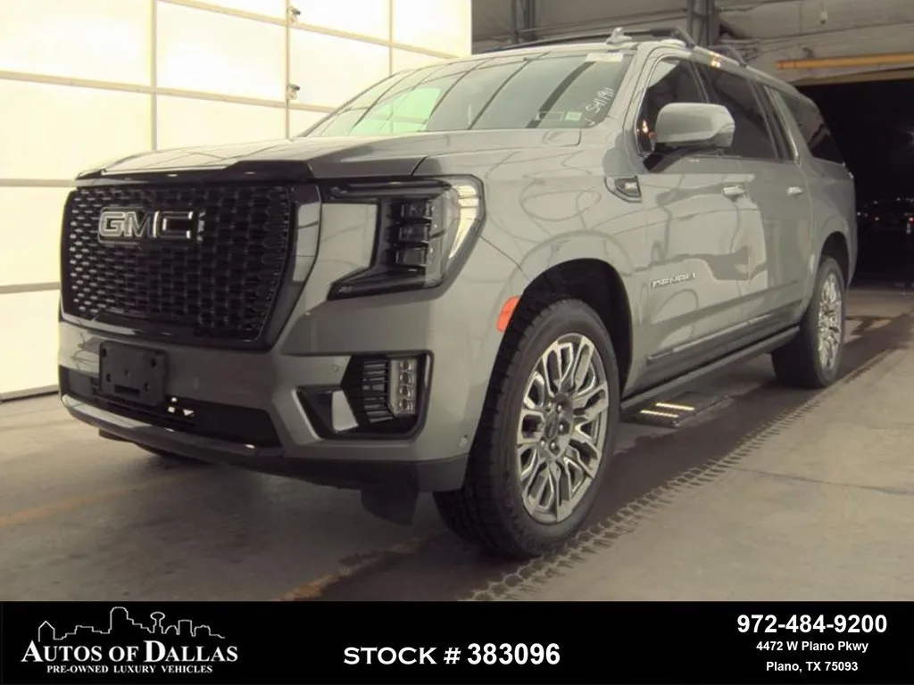 Gray 2023 GMC Yukon XL Denali Ultimate NAV,CAM,PANO,BLIND SPOT,22" WLS,3R for sale in Plano, TX