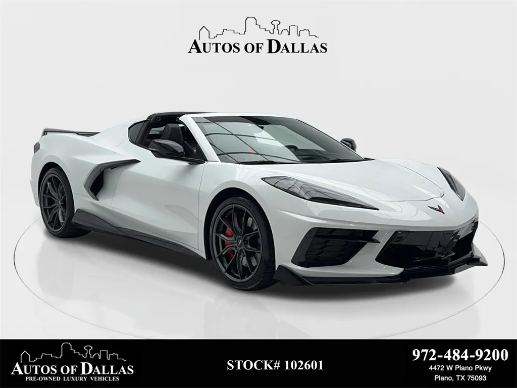 White 2021 Chevrolet Corvette Stingray for sale in Plano, TX
