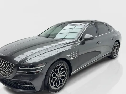 Another view of 2022 Genesis G80 2.5T NAV,CAM,PANO,CLMT STS,BLIND SPOT for sale in Plano, TX at Autos of Dallas - Plano