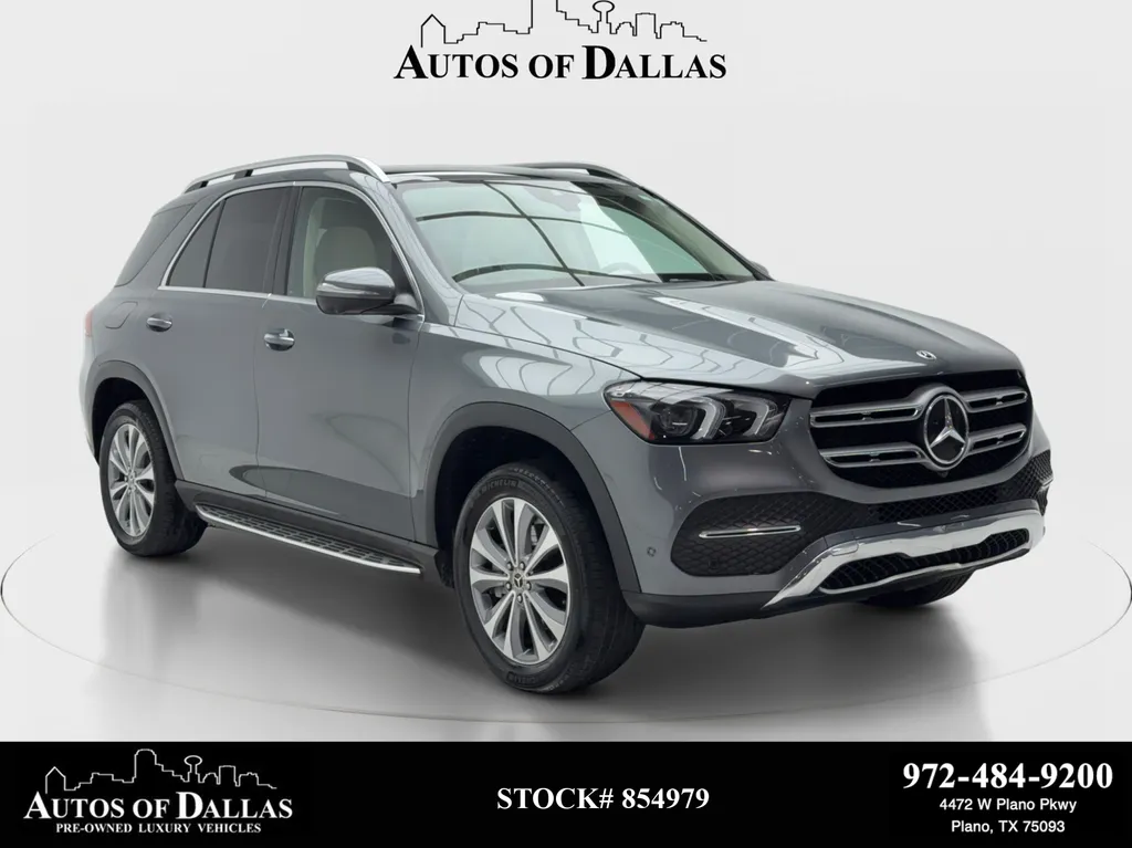 Gray 2023 Mercedes-Benz GLE 350 NAV,CAM,PANO,HTD STS,BLIND SPOT for sale in Plano, TX