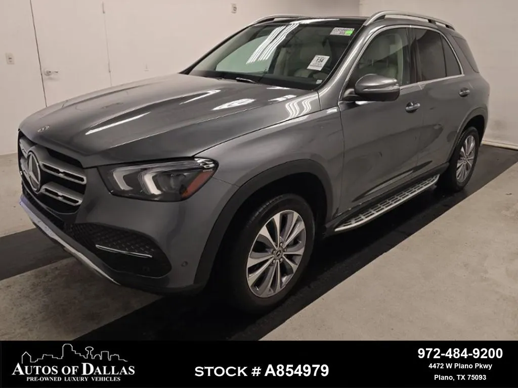 Gray 2023 Mercedes-Benz GLE 350 NAV,CAM,PANO,HTD STS,BLIND SPOT for sale in Plano, TX
