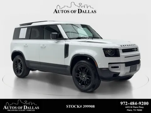 White 2025 Land Rover Defender 110 S NAV,CAM,PANO,HTD STS,BLIND SPOT,20" WLS for sale in Plano, TX