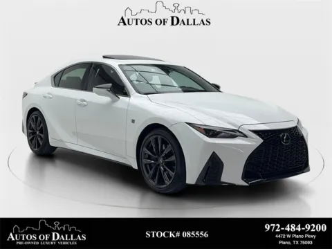 Black 2025 Lexus IS 350 F SPORT Design CAM,SUNROOF,CLMT STS,BLIND SPOT for sale in Plano, TX