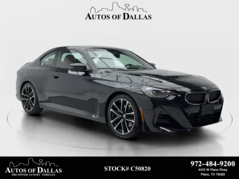 Black 2022 BMW 2 Series 230i M SPORT,NAV,CAM,SUNROOF,BLIND SPOT,19" M WLS for sale in Plano, TX