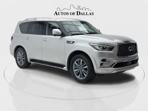 Silver 2022 INFINITI QX80 LUXE for sale in Plano, TX
