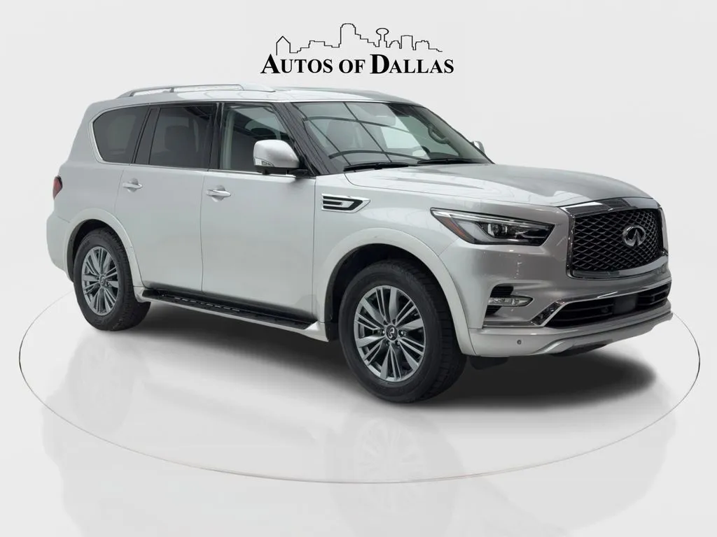 Silver 2022 INFINITI QX80 LUXE for sale in Plano, TX