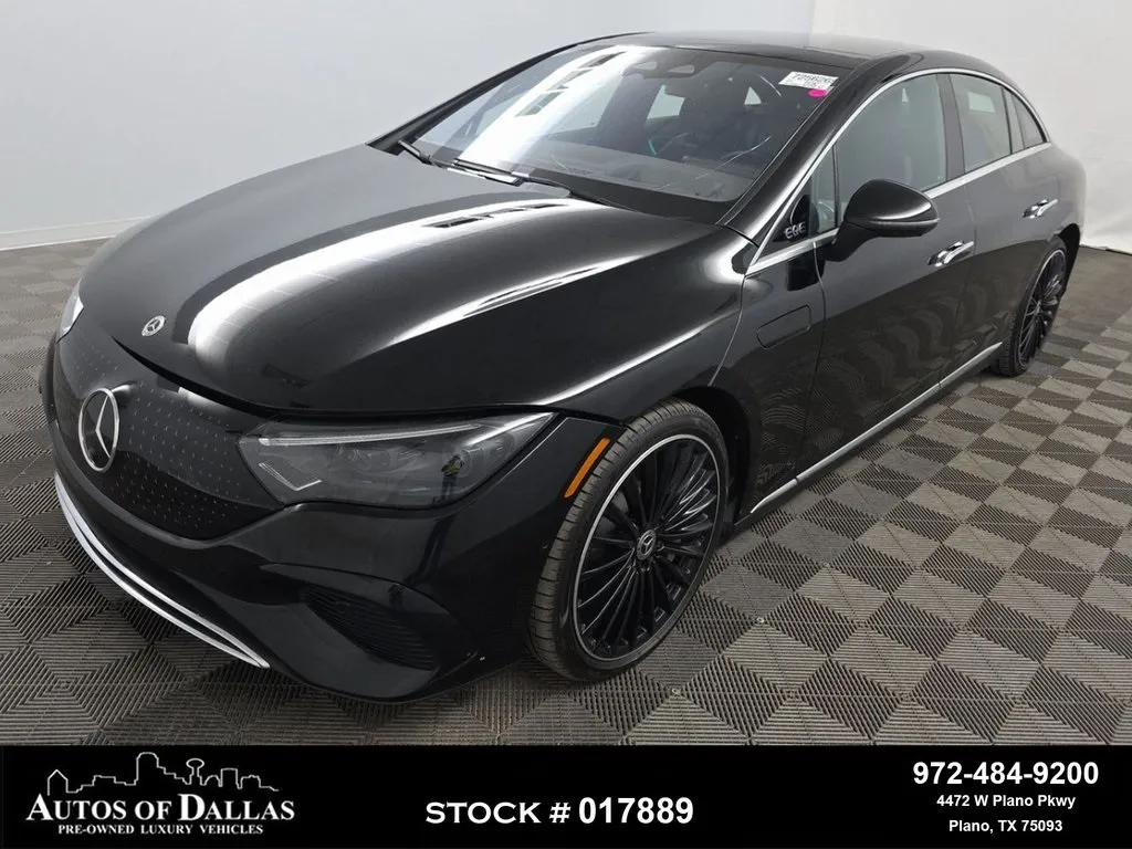 Black 2023 Mercedes-Benz EQE 500 Sedan AMG SPORT,NAV,CAM,PANO,CLMT STS,BLIND SP for sale in Plano, TX