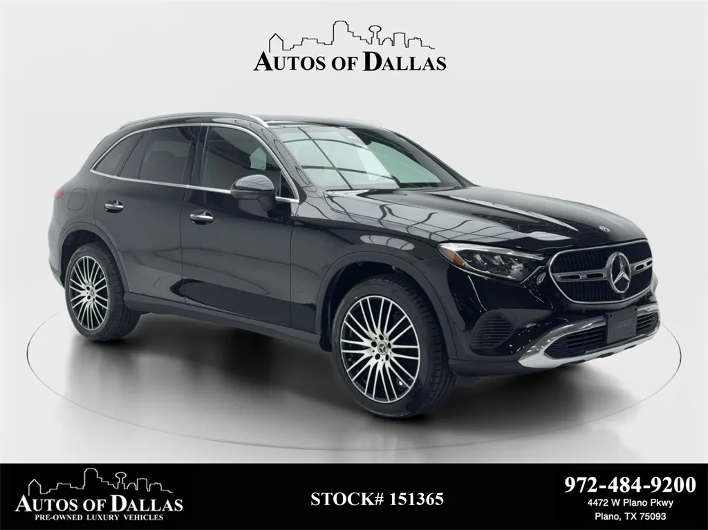 Black 2024 Mercedes-Benz GLC 300 NAV,CAM,PANO,CLMT STS,BLIND SPOT,20" WLS for sale in Plano, TX