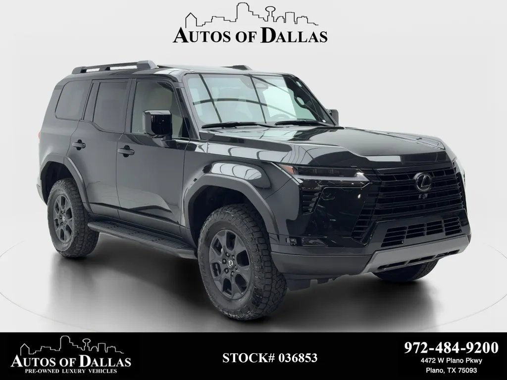 Black 2025 Lexus GX 550 Overtrail NAV,CAM,SUNROOF,CLMT STS,HEADS UP for sale in Plano, TX