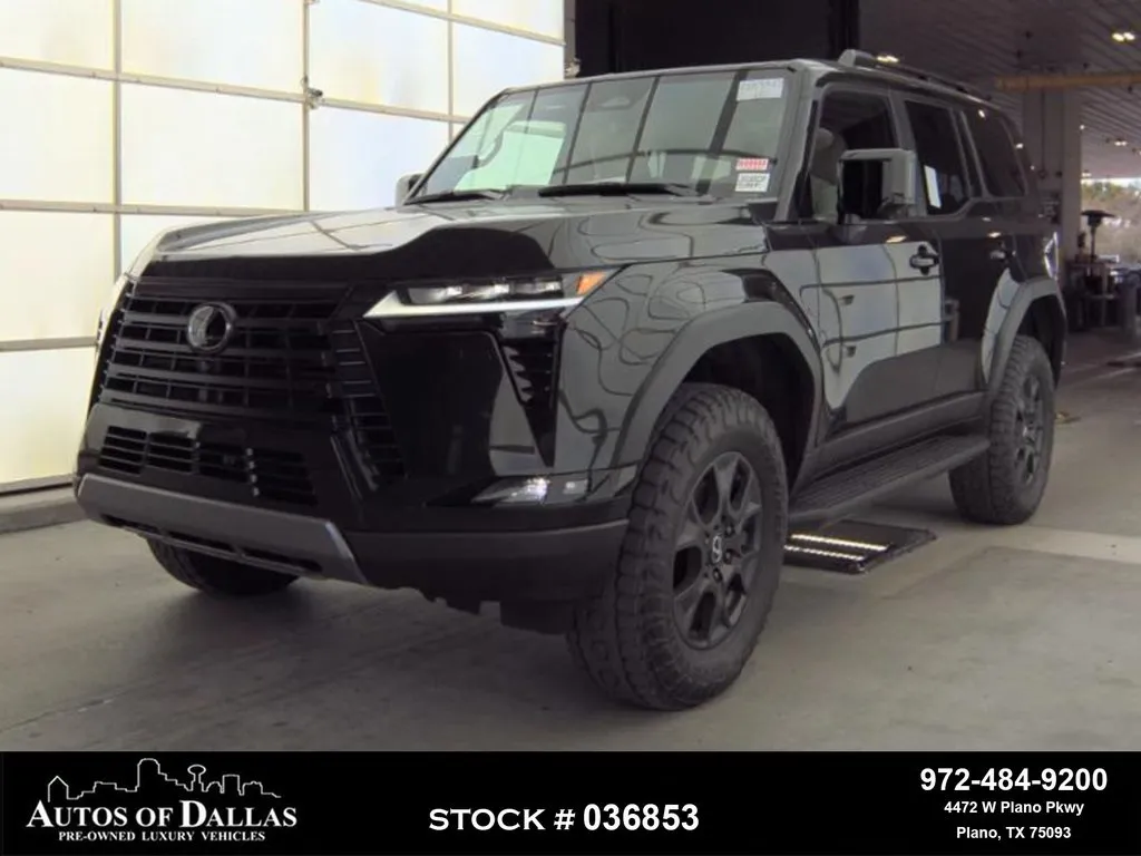 Black 2025 Lexus GX 550 Overtrail NAV,CAM,SUNROOF,CLMT STS,HEADS UP for sale in Plano, TX