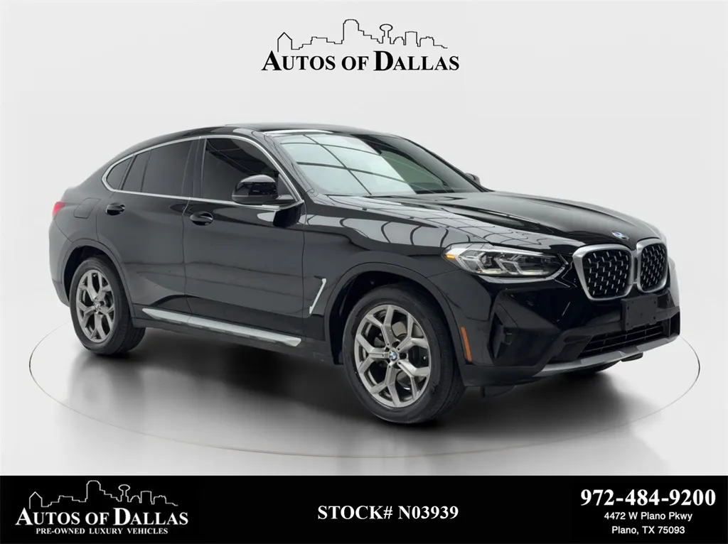 Black 2022 BMW X4 xDrive30i for sale in Plano, TX