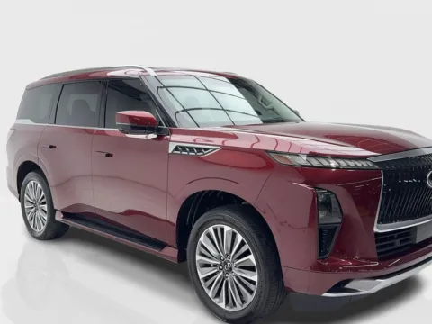 Photos of 2025 INFINITI QX80 LUXE NAV,CAM,SUNROOF,HTD STS,HEADS UP,3RD ROW for sale in Plano, TX at Autos of Dallas - Plano