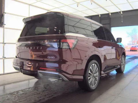 Photos of 2025 INFINITI QX80 LUXE NAV,CAM,SUNROOF,HTD STS,HEADS UP,3RD ROW for sale in Plano, TX at Autos of Dallas - Plano