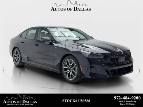 Black 2025 BMW i5 eDrive40 M SPORT,NAV,CAM,SUNROF,HTD STS,BLIND SPOT for sale in Plano, TX