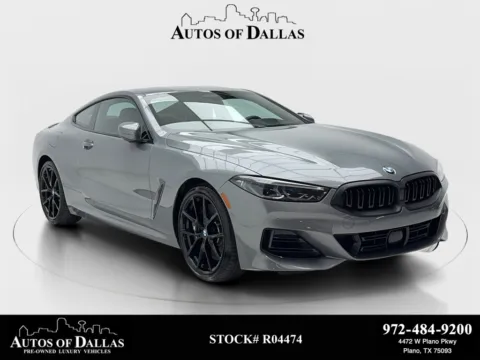 Gray 2024 BMW 8 Series 840i M SPORT,NAV,CAM,CLMT STS,BLIND SPOT for sale in Plano, TX