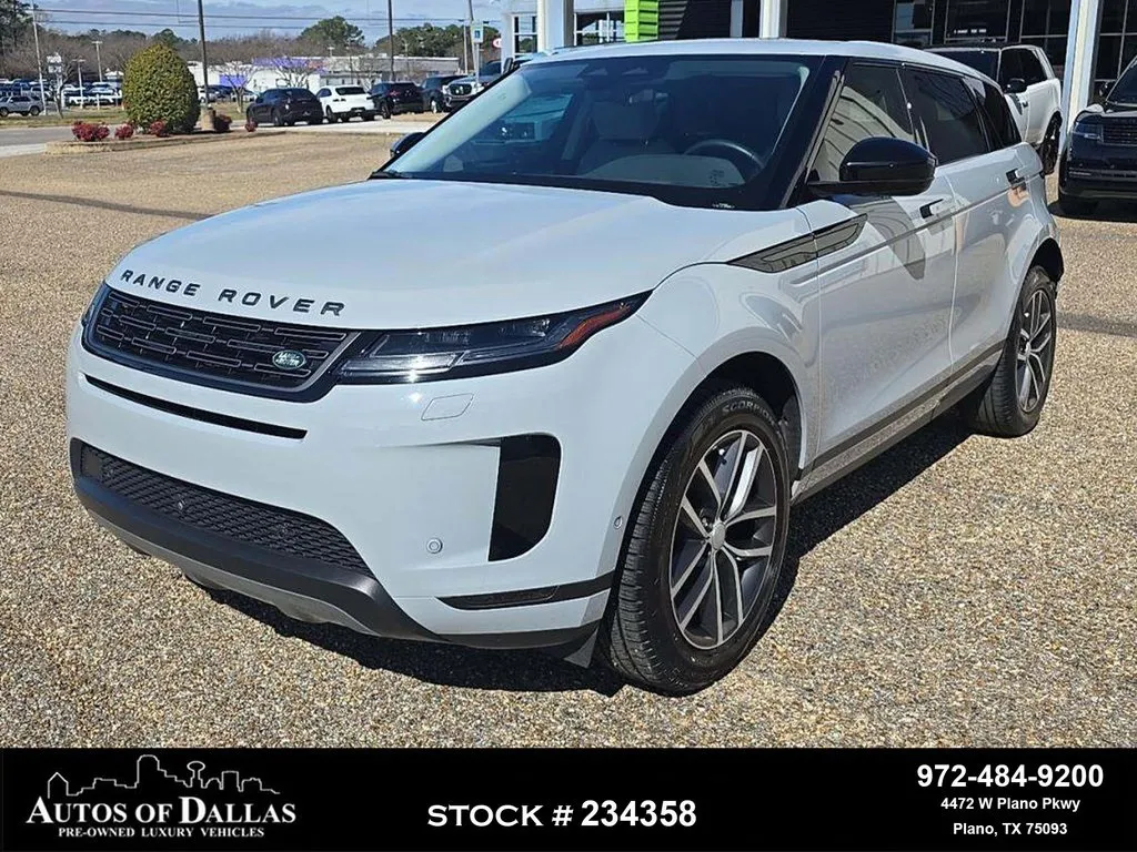 Silver 2024 Land Rover Range Rover Evoque S NAV,CAM,PANO,HTD STS,BLIND SPOT for sale in Plano, TX
