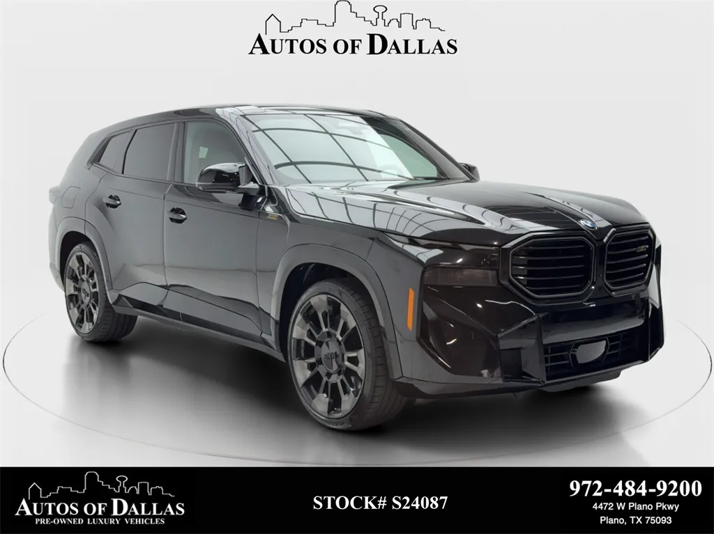 Black 2023 BMW XM NAV,CAM,PANO,CLMT STS,HEADS-UP,23" M WHLS for sale in Plano, TX
