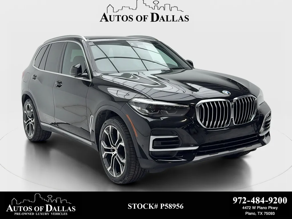 Black 2023 BMW X5 sDrive40i X LINE,NAV,CAM,PANO,BLIND SPOT,21" WLS for sale in Plano, TX