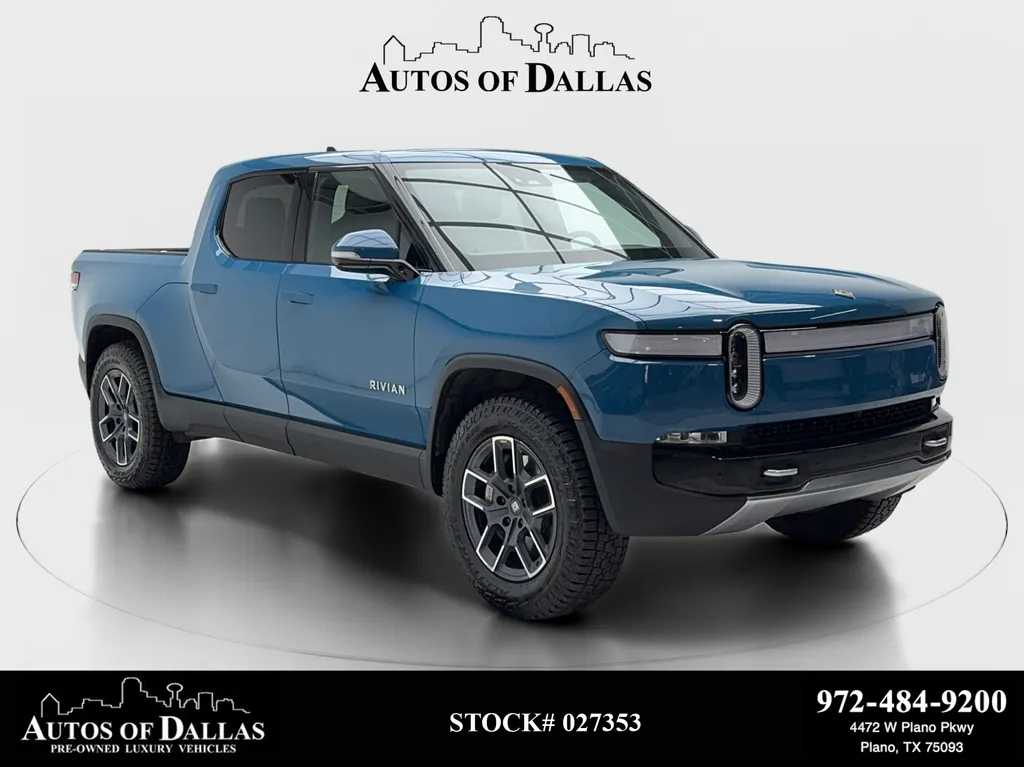 Blue 2023 Rivian R1T Adventure NAV,CAM,PANO,CLMT STS,BLIND SPOT for sale in Plano, TX