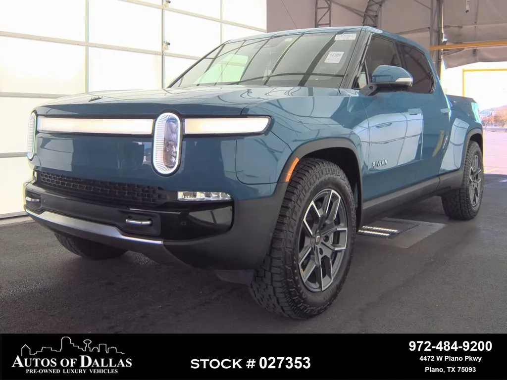 Blue 2023 Rivian R1T Adventure NAV,CAM,PANO,CLMT STS,BLIND SPOT for sale in Plano, TX