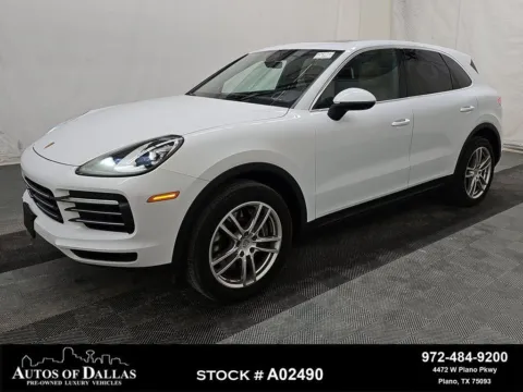 White 2023 Porsche Cayenne NAV,CAM,PANO,CLMT STS,HEADS UP,20" WLS for sale in Plano, TX