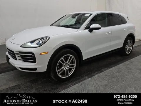 White 2023 Porsche Cayenne NAV,CAM,PANO,CLMT STS,HEADS UP,20" WLS for sale in Plano, TX