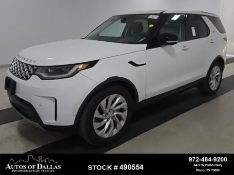 White 2024 Land Rover Discovery S NAV,CAM,PANO,HTD STS,BLIND SPOT,3RD ROW for sale in Plano, TX