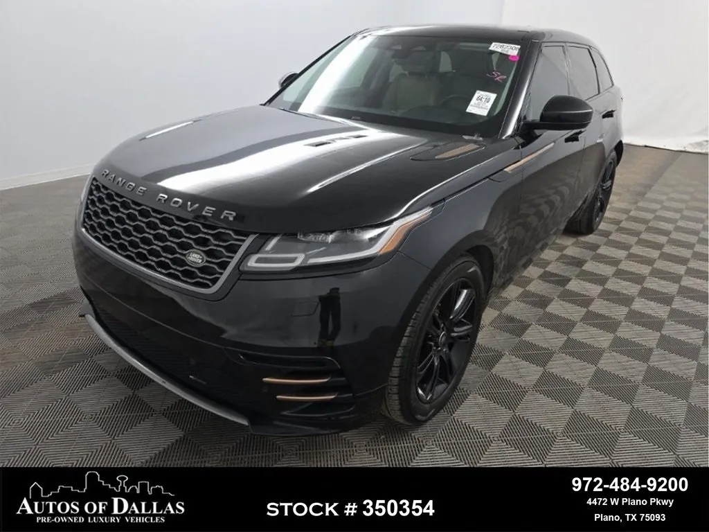 Black 2023 Land Rover Range Rover Velar R-Dynamic S NAV,CAM,PANO,HTD STS,BLIND SPOT for sale in Plano, TX