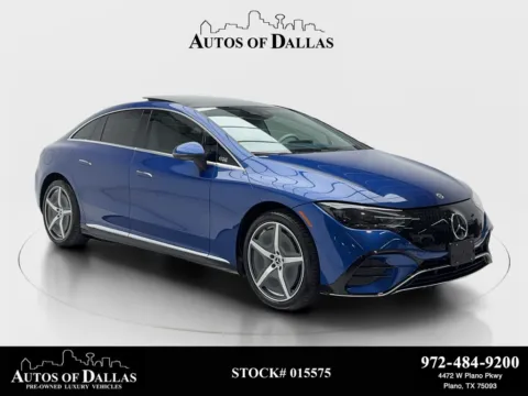 Blue 2023 Mercedes-Benz EQE 350+ Sedan AMG SPORT,NAV,CAM,PANO,CLMT STS,BLIND S for sale in Plano, TX