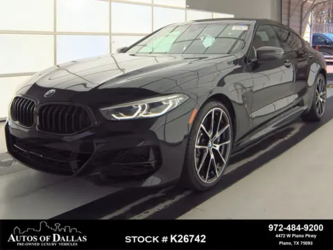 Black 2022 BMW 8 Series M850i xDrive Gran Coupe M SPORT,NAV,CAM,PANO,HEADS for sale in Plano, TX