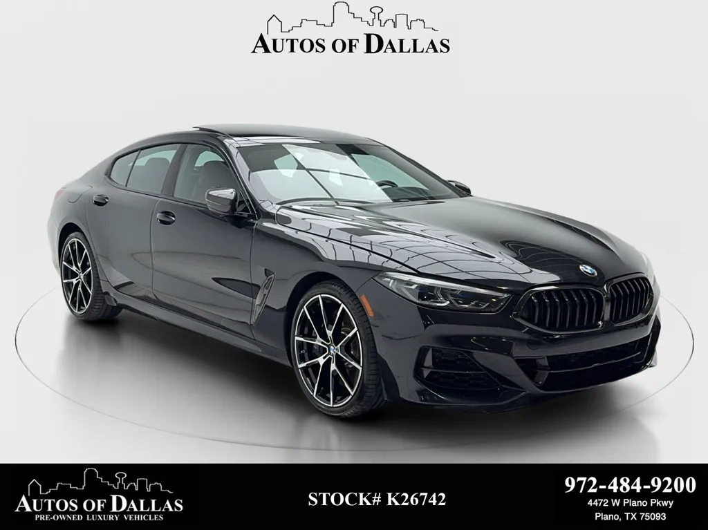 Black 2022 BMW 8 Series M850i xDrive Gran Coupe M SPORT,NAV,CAM,PANO,HEADS for sale in Plano, TX