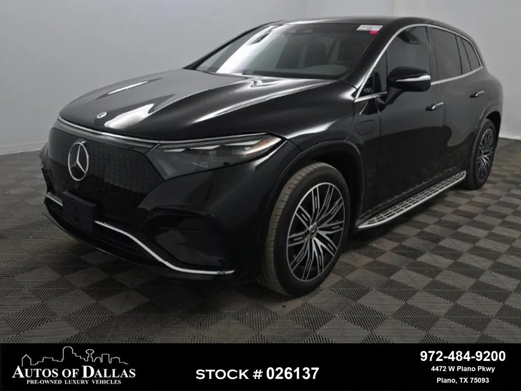 Black 2023 Mercedes-Benz EQS 580 NAV,CAM,PANO,CLMT STS,BLIND SPOT,21" WLS for sale in Plano, TX