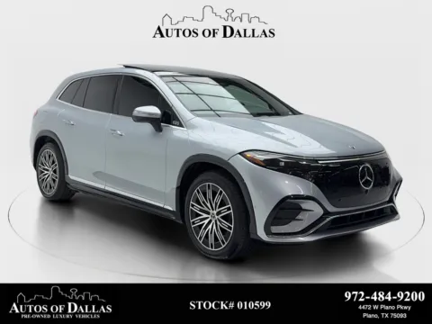 Silver 2023 Mercedes-Benz EQS 580 NAV,CAM,PANO,CLMT STS,BLIND SPOT,21" WLS for sale in Plano, TX
