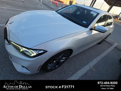 White 2025 BMW 3 Series 330i SPORT LINE,NAV,CAM,SUNROOF,HTD STS,BLIND SPOT for sale in Plano, TX