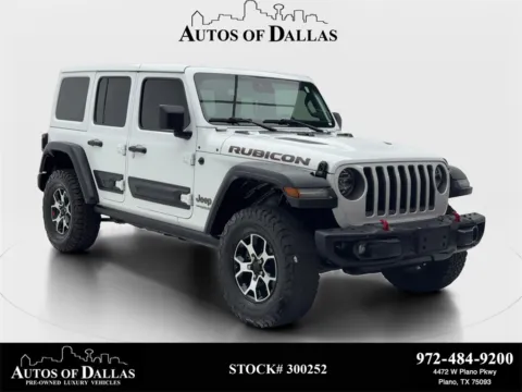 White 2020 Jeep Wrangler Unlimited Rubicon for sale in Plano, TX