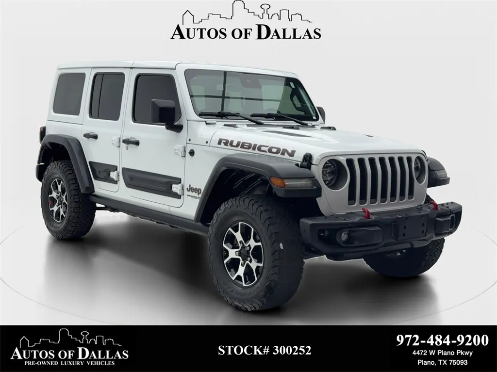 White 2020 Jeep Wrangler Unlimited Rubicon for sale in Plano, TX