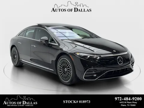 Black 2022 Mercedes-Benz EQS 580 AMG LINE,4-CLMT STS,MASSAGE STS,21" AMG WLS for sale in Plano, TX