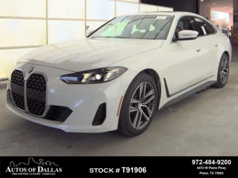 White 2025 BMW 4 Series 430i Gran Coupe SPORT LINE,NAV,CAM,SUNROOF,HEADS U for sale in Plano, TX
