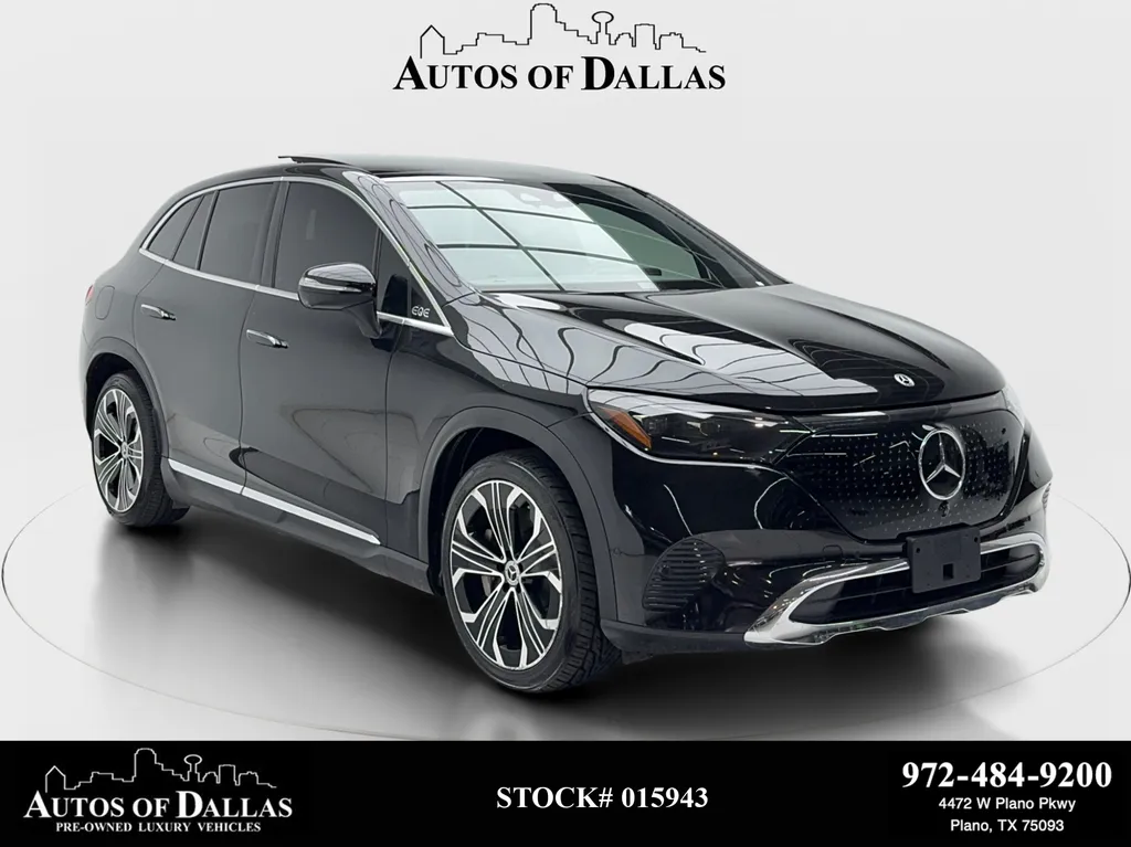 Black 2023 Mercedes-Benz EQE 350 SUV NAV,CAM,PANO,CLMT STS,BLIND SPOT,21" WLS for sale in Plano, TX