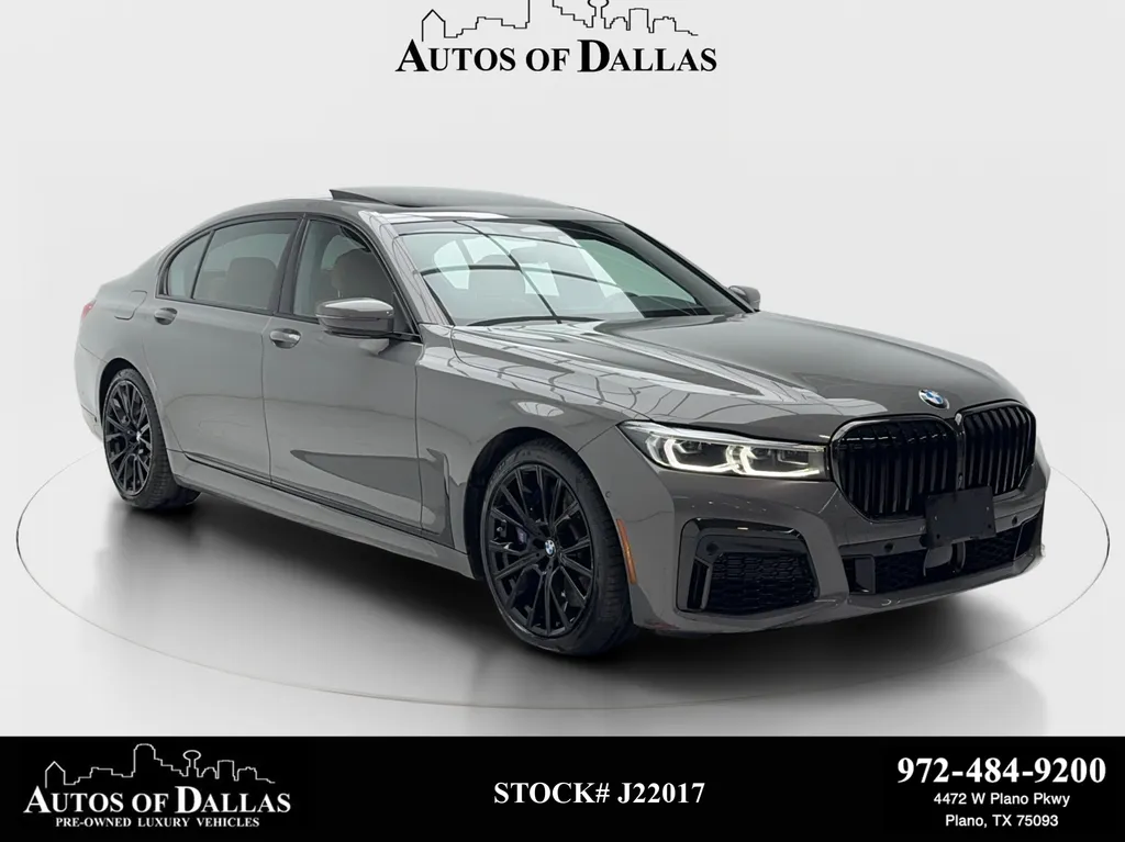 2022 BMW 7 Series 740i M SPORT,NAV,CAM,PANO,CLMT STS,20" M WLS for sale in Plano, TX