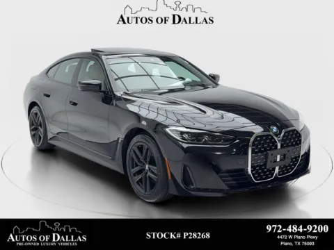 Black 2023 BMW 4 Series 430i Gran Coupe SPORT LINE,NAV,CAM,SUNROOF,BLIND S for sale in Plano, TX
